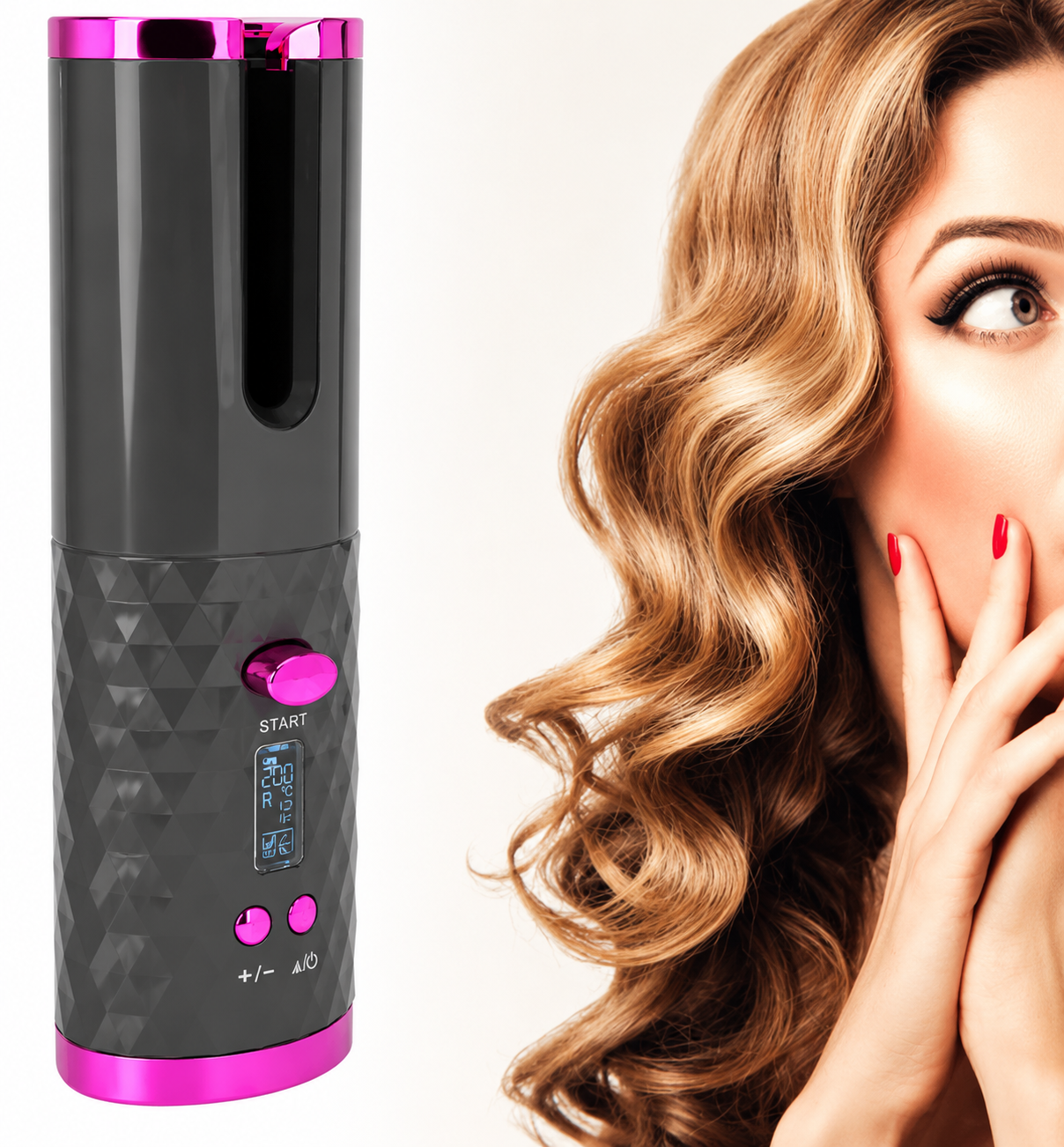 Rizador De Pelo Inalámbrico Automático