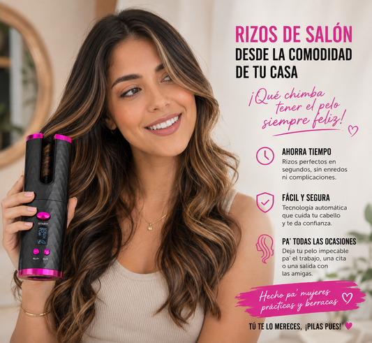 Rizador De Pelo Inalámbrico Automático